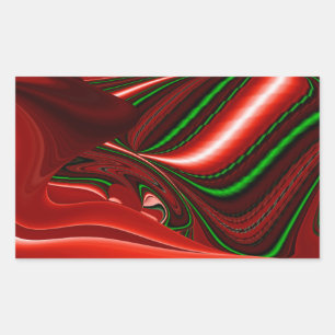 Sticker Rectangulaire L'esprit d'amour et d'espoir Abstrait 3D Rainbowar