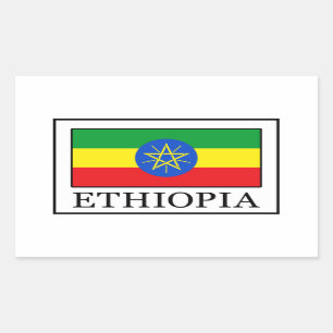 Sticker Rectangulaire L'Ethiopie
