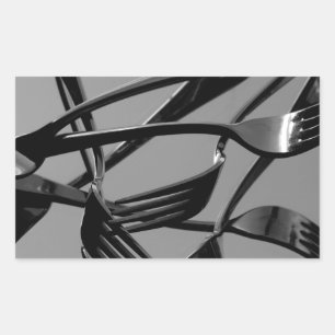 Sticker Rectangulaire Levitation de la fourche