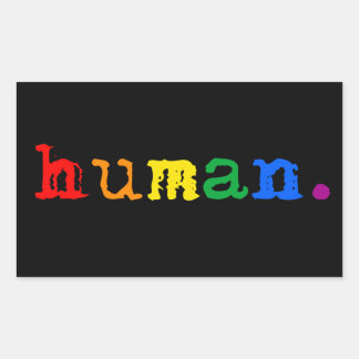 Sticker Rectangulaire LGBTQ+ Homme