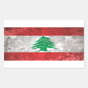 Sticker Rectangulaire Liban