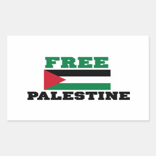 Sticker Rectangulaire Libérer la Palestine