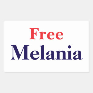Sticker Rectangulaire Libérez Melania
