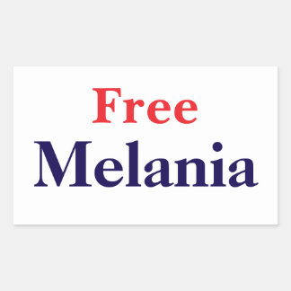 Sticker Rectangulaire Libérez Melania