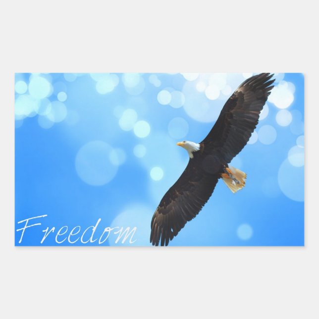 Sticker Rectangulaire Liberté (Devant)