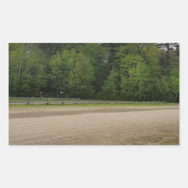 Sticker Rectangulaire Lieux simples (Devant)