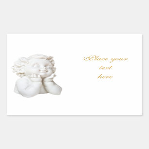 Sticker Rectangulaire Ligne blanche