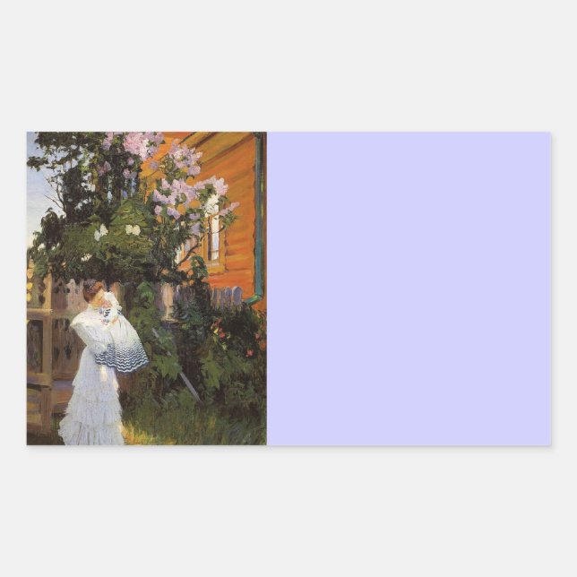Sticker Rectangulaire Lilacs au soleil (Devant)
