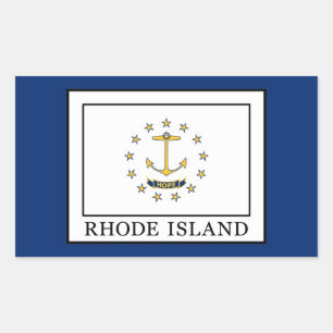 Sticker Rectangulaire L'île Rhode