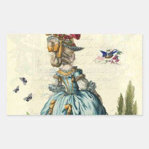 Sticker Rectangulaire l'invitation (oblong)