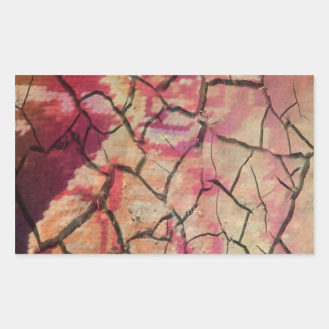 Sticker Rectangulaire Lion Elégant Terre : Hakuna Matata Design textuel (Devant)