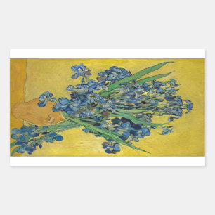 Sticker Rectangulaire L'iris de Van Gogh