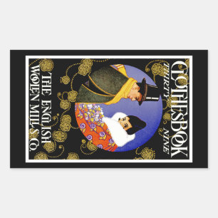 Sticker Rectangulaire Livre