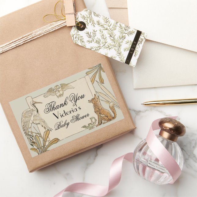 Sticker Rectangulaire Livre de contes d'Esop (Cadeaux)