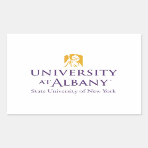 Sticker Rectangulaire Logo de l'Université d'Albany