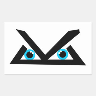 Sticker Rectangulaire Logo de niveau