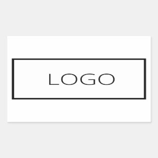 Sticker Rectangulaire Logo d'entreprise personnalisé