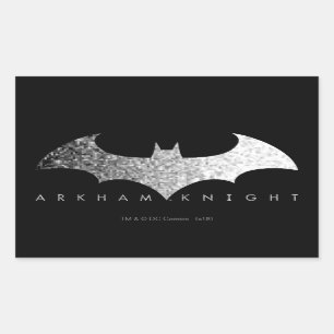 Sticker Rectangulaire Logo Pixel Batman Arkham Knight