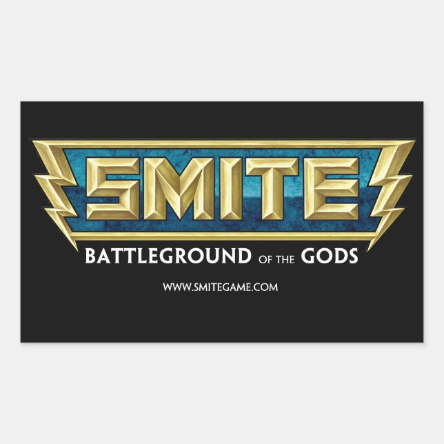 Sticker Rectangulaire Logo SMITE Champ de bataille des dieux (Devant)