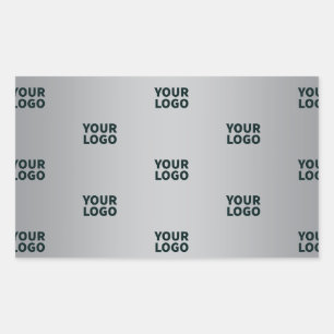 Sticker Rectangulaire Logos répétitifs sur un dégradé gris (couleur modi