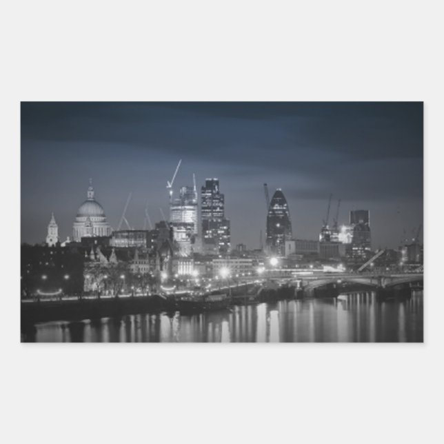 Sticker Rectangulaire Londres (Devant)