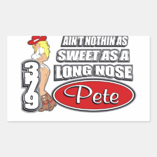 Sticker Rectangulaire Long Nez Pete