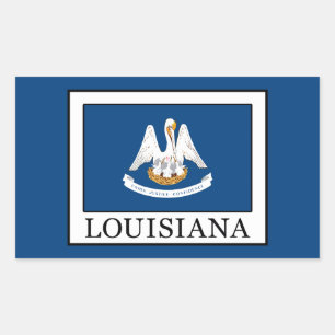 Sticker Rectangulaire Louisiane