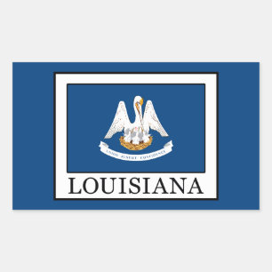 Sticker Rectangulaire Louisiane