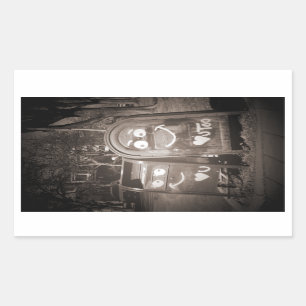 Sticker Rectangulaire love mailboxes : je vous coeur