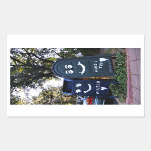 Sticker Rectangulaire love mailboxes : vous m'avez manqué