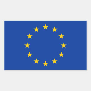 Sticker Rectangulaire L'UE diminuent
