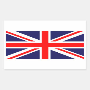 Sticker Rectangulaire L'Union Jack classique