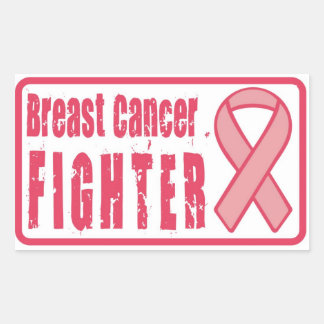 Sticker Rectangulaire Lutte contre le cancer du sein