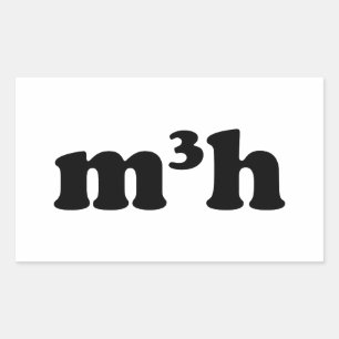 Sticker Rectangulaire m3h
