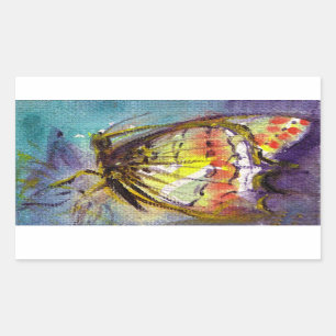 STICKER RECTANGULAIRE MAGIQUE BUTTERFLY