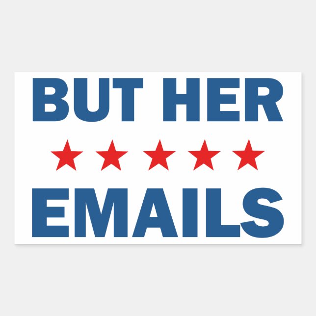 Sticker Rectangulaire Mais ses emails (Devant)