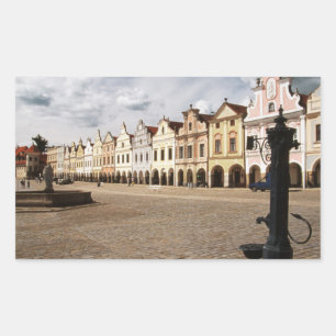 Sticker Rectangulaire Maisons Renaissance