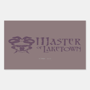 Sticker Rectangulaire Maître du nom de Laketown