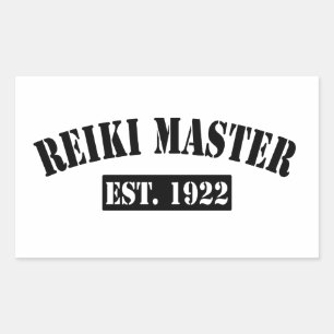 Sticker Rectangulaire Maître Reiki