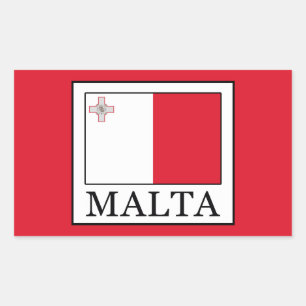 Sticker Rectangulaire Malte
