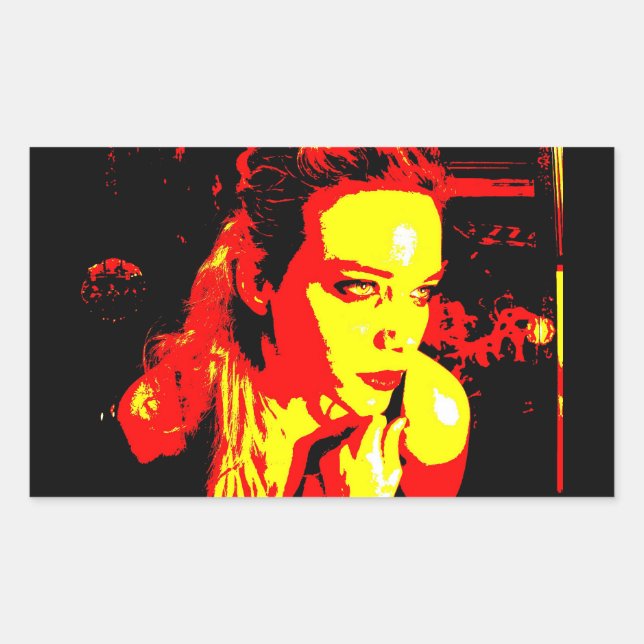 Sticker Rectangulaire Manic Kin 2 (Devant)