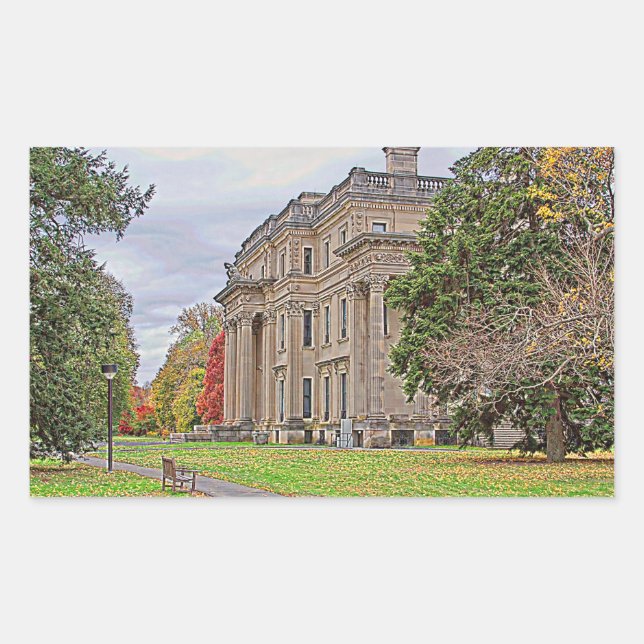 Sticker Rectangulaire Manoir Vanderbuilding (Devant)