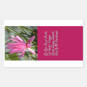 Sticker Rectangulaire Mantra de Gayatri