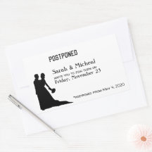 MARIAGE POSTPONÉ Silhouette Couple