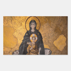 Sticker Rectangulaire Marie, mère de Jésus, Theotokos