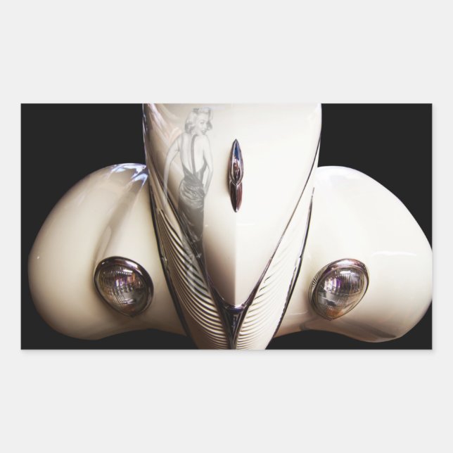 Sticker Rectangulaire Marilyn's Ride (Devant)