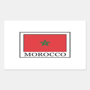 Sticker Rectangulaire Maroc