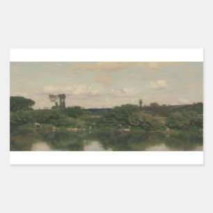 Sticker Rectangulaire Martin Rico y Ortega - Sur la Seine