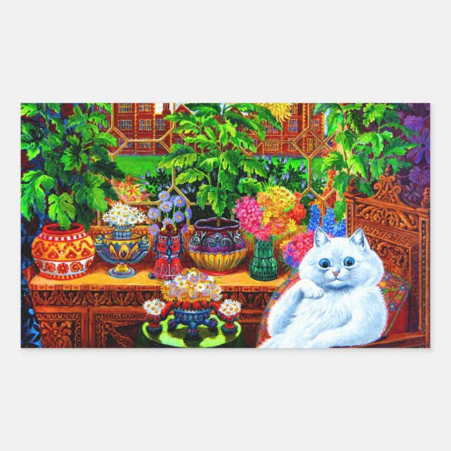 Sticker Rectangulaire Master du Collège Cat (Devant)