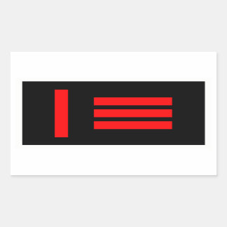 Sticker Rectangulaire Master/slave